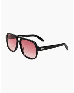 Off-White c/o Virgil Abloh Off Forks Sunglasses - Brown