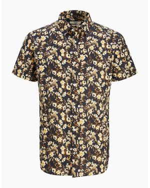 Jack & Jones Regular Fit Summer Print Shirt - Blue