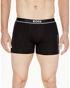 BOSS 24 Side Logo Boxer Brief - Black