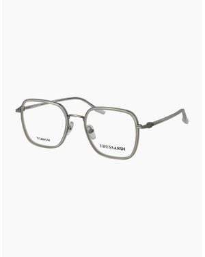 Trussardi Optical Frame Tsu1020T T02 52 Titanium - Metallic