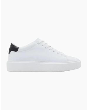 Ted Baker Lorieee Smooth Leather Trainers - White