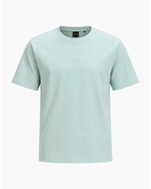 BOSS Boss Relaxed Fit Tchup T-Shirt/Aqua - Blue