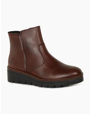 Rieker Capital Ankle Boots - Brown