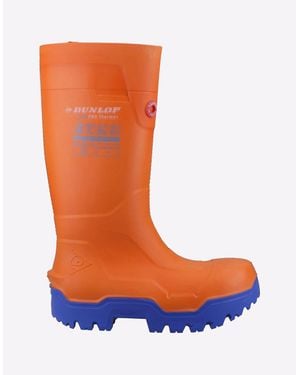 Dunlop Fieldpro Thermo+ Safety Wellington - Orange