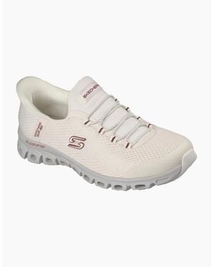 Skechers Slip-Ins Glide Step Vibey Mesh Trainers - White