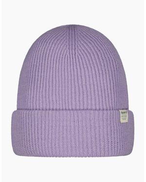 Barts Kinabalu Comfy Cuffed Knitted Beanie Hat - Purple