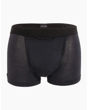 Hom Simon Stripe Modal Stretch Ho1 Boxer Brief - Black