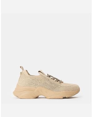 Steve Madden Meter Low-Top Trainers - Natural