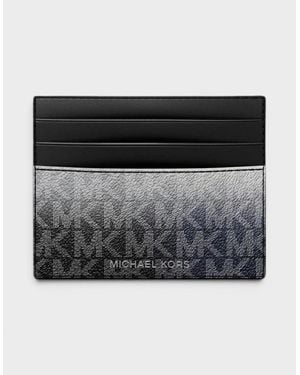 Michael Kors Logo Tall Card Case Cooper Multi - Black