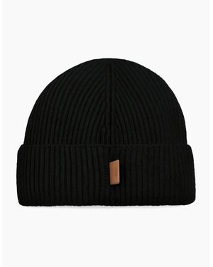 Ami Paris Ami Label Wool Hat - Black