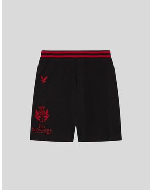 Lyle & Scott Engineered Stripe Shorts - White