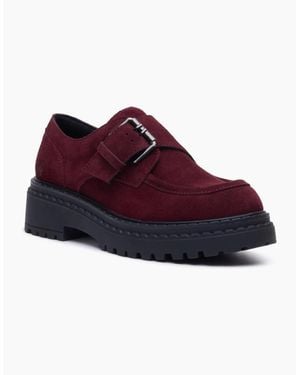 Hush Puppies Orla Monk Shoes - Red