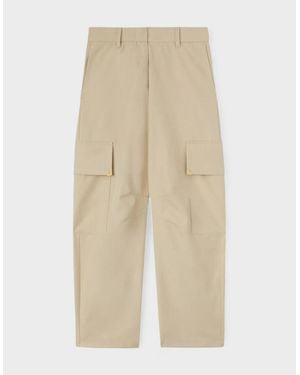 Palm Angels Metal Frame Trousers - Natural