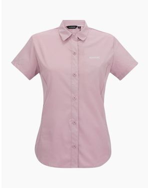 Regatta Ladies Lightweight Insect Repellent Short-Sleeved Travel Shirt - Pink
