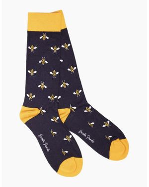 Swole Panda Bamboo Socks - Blue
