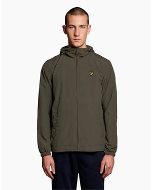 Lyle & Scott Lyle & Scott Big & Tall Zip Through Softshell Jacket - Green