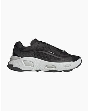 adidas Oznova Lace Up Flats Trainers - Black
