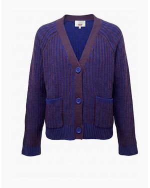 Nooki Design Fabian Grandad Cardigan - Blue