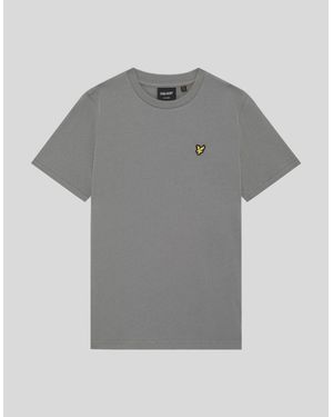 Lyle & Scott Cotton Crew Neck T-Shirt - Grey