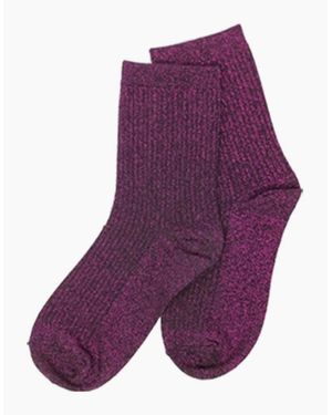 Nooki Design Glitterati Glitter Socks - Purple