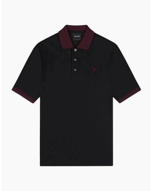 Lyle & Scott Lyle & Scott Ringer Jet Polo Shirt - Black