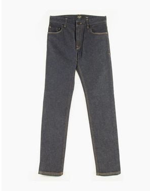 Fendi Ff Pocket Logo Slim Jeans Dark - Grey