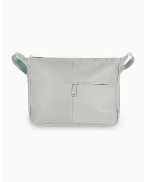 Spiral Cali Cross Body Bag With Hardware - Grey
