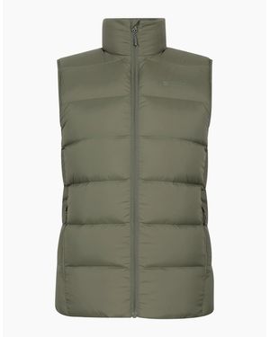 Mountain Warehouse Stratus Down Packable Gilet - Green