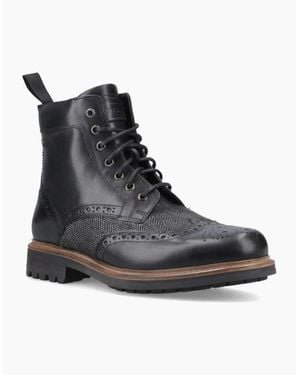 HUNTER Loch Brogue Boots - Black