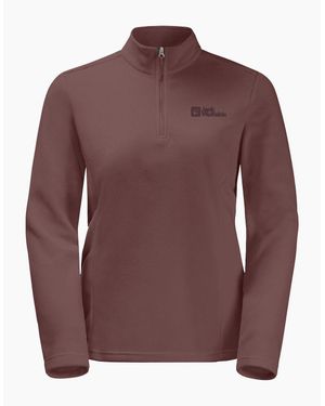 Jack Wolfskin Taunus Half Zip Pullover Fleece - Brown