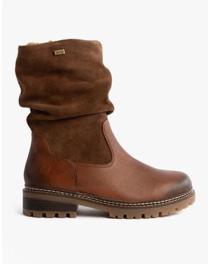 Remonte D0B80-24 Womes Side Zip Ankle Boots - Brown