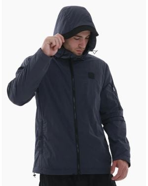 PEACEFUL HOOLIGAN Fury Fleece Lined Ink Jacket - Blue