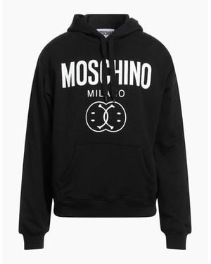 Moschino Double Smiley Hoodie - Black