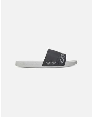 EA7 Scarpe Flip Flop Slide - Black