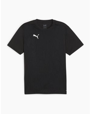PUMA Teamfinal Training Short Sleeve Performance T-Shirt - Black
