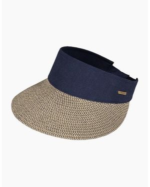 Barts Vesder Raffia Sun Visor Baseball Cap - Blue