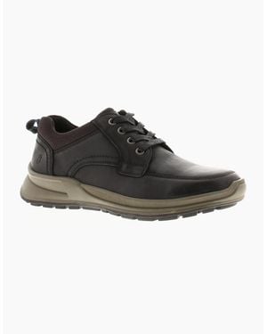Hush Puppies Shoes Casual Adam Nubuck Leather Uk Size - Black