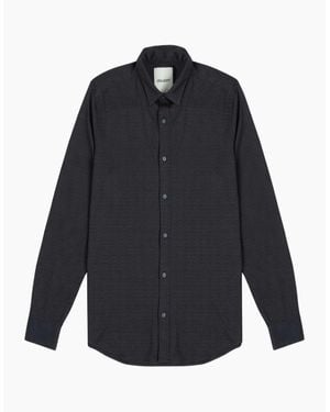 Lyle & Scott Lyle & Scott Jacquard Interlock Shirt - Blue