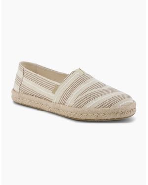 TOMS Alpargata Rope 2.0 Textile Natural Espadrilles - White