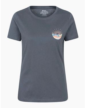 Mountain Warehouse Ladies Ben Nevis Organic T-Shirt - Grey