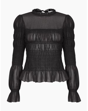 No Emotions The Mia Blouse - Black