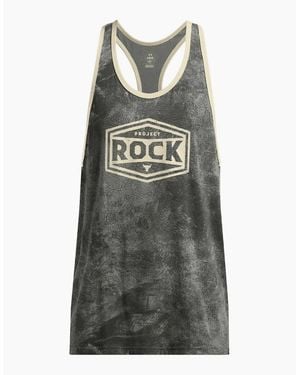 Under Armour Regular Fit Large Genie Scoop Neck Tank - Grey
