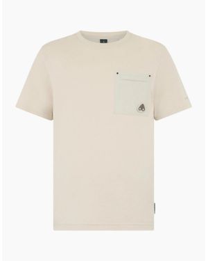 Moose Knuckles Dalon T-Shirt S1-26 1705 Alabaster - Natural