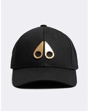 Moose Knuckles Logo Icon Cap - Black