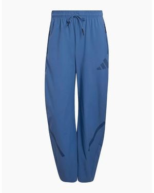 adidas Z.N.E. Slim Tapered Cuff Athletic Trousers - Blue
