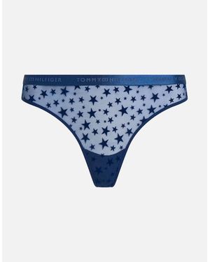 Tommy Hilfiger Mesh Stars Thong Gift Set, Preppy - Blue