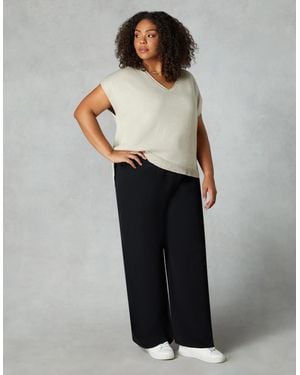 Live Unlimited London Wide Leg Trousers - Grey