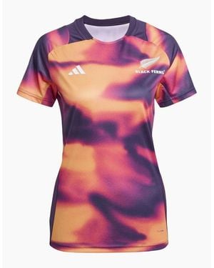 adidas New Zealand Rugby T-Shirt - Pink