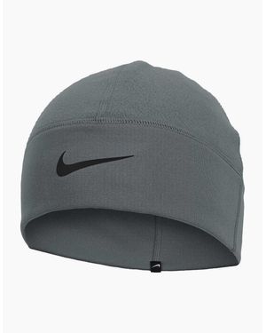 Nike Therma Fit Swoosh Fleece Beanie - Grey