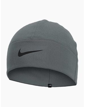 Nike Therma Fit Swoosh Fleece Beanie - Grey